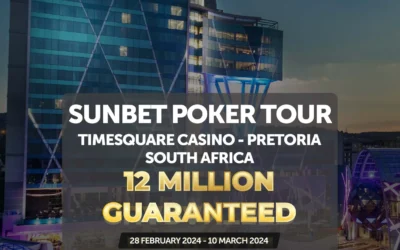 The SunBet Poker Tour is starting the 2024 Year with a R12 Million Guaranteed series at Time Square